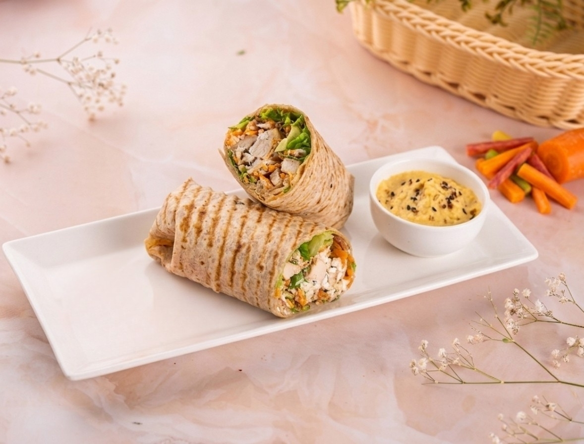 Grilled Chicken & Feta Cheese Wrap